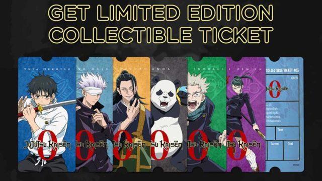 Cara Dapat Collectible Ticket Jujutsu Kaisen 0, Edisi Terbatas!