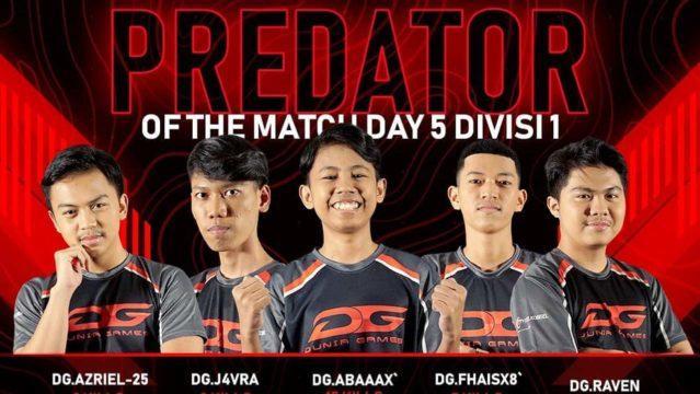 Hasil Free Fire Master League (FFML) Season 3 Hari Kelima Divisi 1, DG Esports Semakin Kuat!
