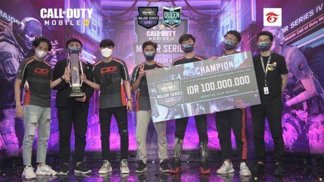 Juarai Call of Duty Mobile Major Series Season 4, DG Esports Bakal Wakili Indonesia di Tingkat Regional!