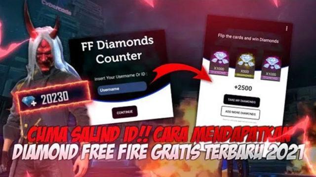 Benar Gak Sih Diamond Counter Free Fire Bisa Ngasih Diamond Gratis? Ini Jawabannya!