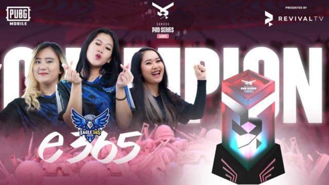 Eagle365 Sukses Jadi Juara Garuda Pro Series: PUBG Mobile Ladies Season 0