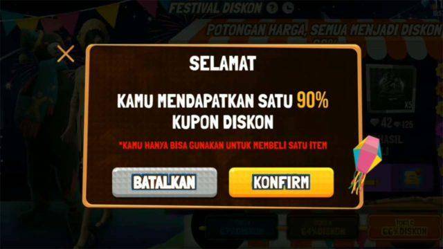 Event Festival Diskon Free Fire (FF) 2021, Begini Caranya Biar Dapat Diskon 90 Persen!