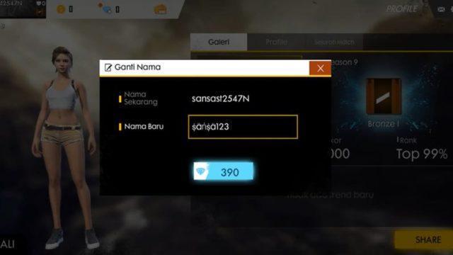 Ini Dia Cara Bikin Nickname FF Keren dengan Font Online Free Fire!