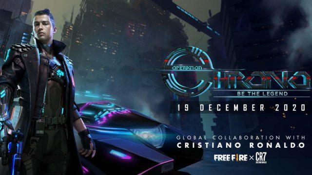 Cristiano Ronaldo dan Free Fire Resmi Kolaborasi, Hadirkan Karakter Baru Bernama Chrono
