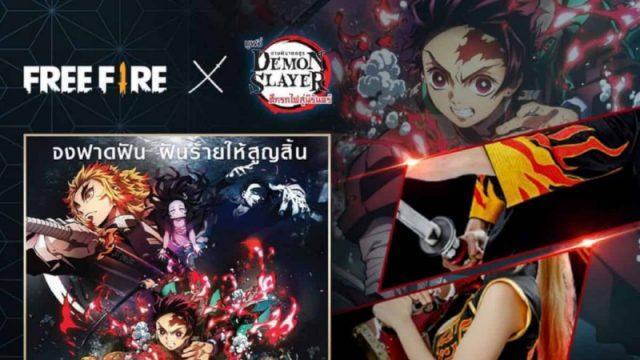Free Fire Akan Melakukan Kolaborasi dengan Demon Slayer! Bakal Ada Skin Baru?