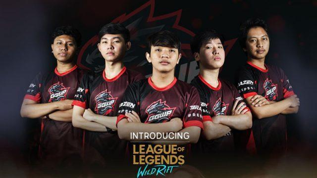 Pertama! GGWP Esports Perkenalkan tim LOL: Wild Rift