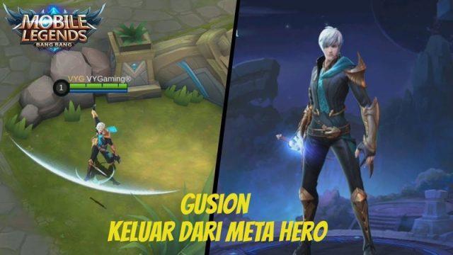 Akhirnya! Kini Gusion Keluar dari Meta Mobile Legends