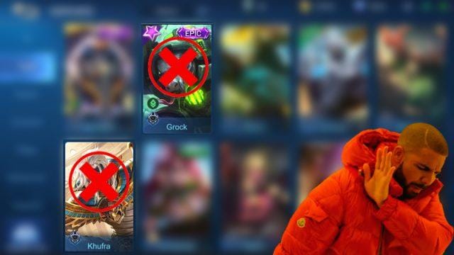 Terlalu Kuat! Daftar Hero Mobile Legends yang Paling Sering di Banned di MPL Season 5