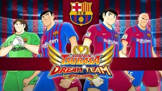 Jersey Barcelona Resmi Hadir di Captain Tsubasa Dream Team