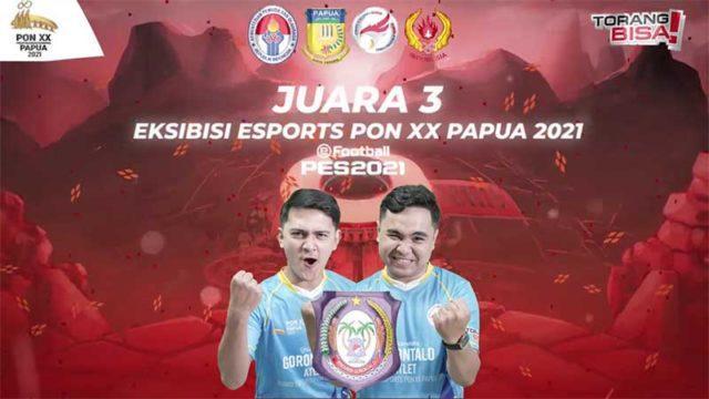 [ESPORTS PON] Selamat! Gorontalo Juara 3 E-Football PES2021 PON XX Papua 2021