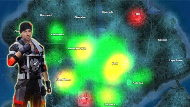 Langsung Barbar! Ini Rekomendasi Lokasi Landing Jota di Free Fire Map Bermuda