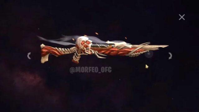 M1014 Attack on Titan Free Fire, Ini Bocoran Skinnya!