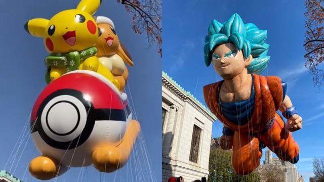 3 Balon Karakter Animanga di Macy's Thanksgiving Day Parade 2021