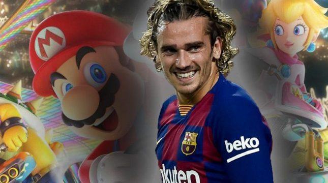 Bikin Ngakak! Demi Akrabkan Diri di Barcelona, Griezmann Main Mario Kart