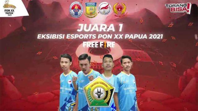 [ESPORTS PON] Sulawesi Tenggara Raih Medali Emas Free Fire PON XX Papua 2021!