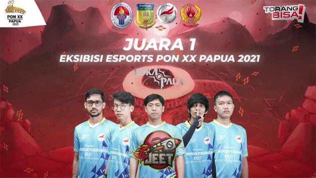 [ESPORTS PON] Jeet Esports Raih Medali Emas Lokapala PON XX Papua 2021