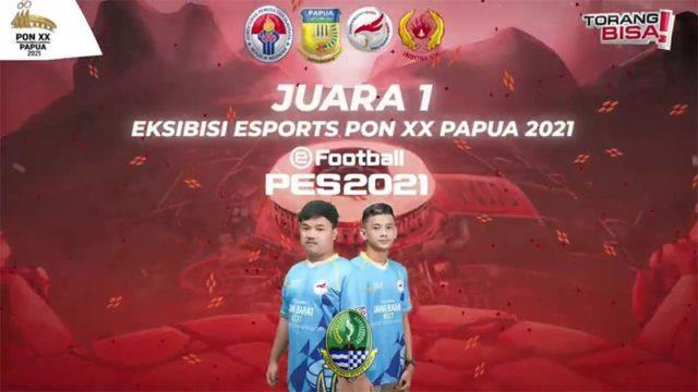 [ESPORTS PON] Jawa Barat Raih Medali Emas E-Football PES2021 PON XX Papua 2021
