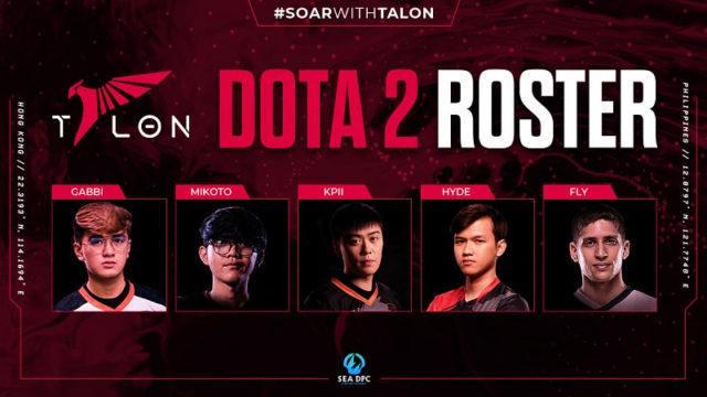 Talon Esports Lebarkan Sayap ke Dota 2, Rekrut Dua Pemain Indonesia Mikoto dan Hyde!