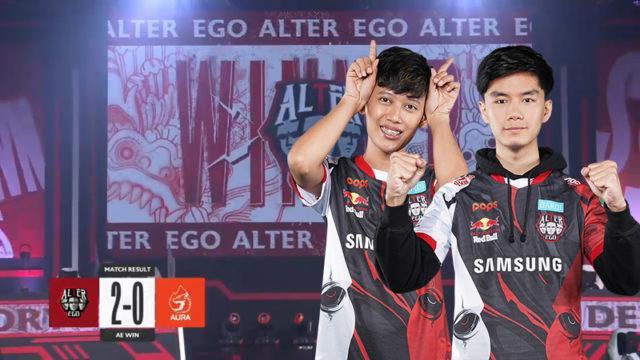 MPL ID S9 Week 8: Menang 2-0 Dari Aura Fire, Alter Ego Jaga Asa ke Playoff