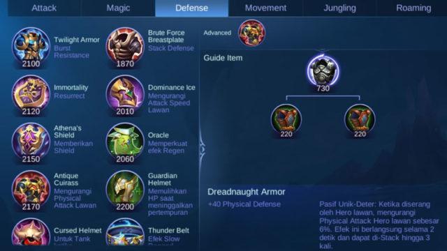 Nama Item Mobile Legends Serta Update-nya di Project Next