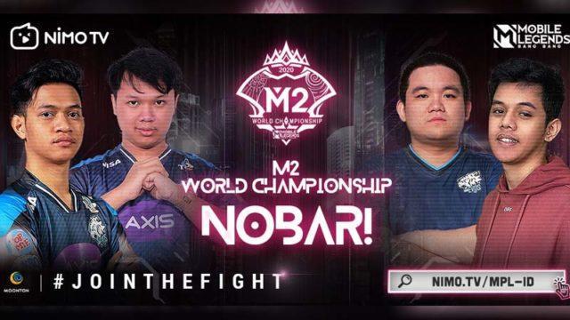 Nimo TV Dukung RRQ Hoshi dan Alter Ego Esports Jadi Juara M2 World Championship