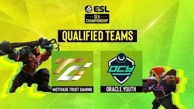 Oracle Youth dan Trust Gaming Berhasil Lolos ke ESL SEA Championship!