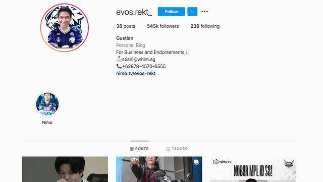 Instagram @evos.rekt_