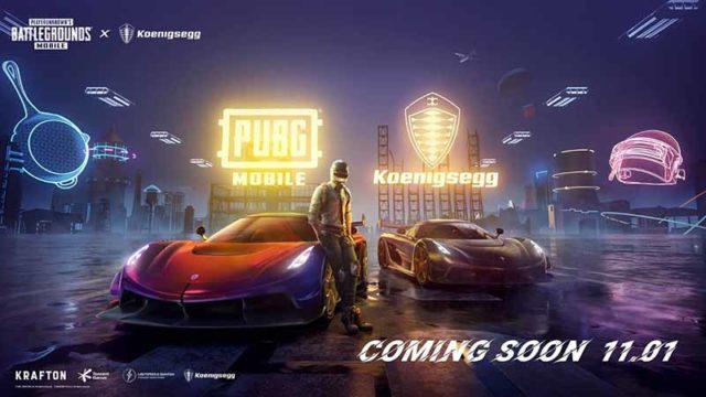 Kolaborasi PUBG Mobile x Koenigsegg, Pengalaman Mengemudi Hypercar di Battle Royale!