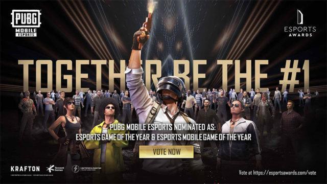 PUBGM Dapatkan Nominasi di Esports Awards 2021!
