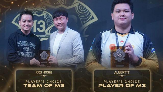 RRQ Hoshi Boyong Dua Penghargaan M3 Vote for Glory!