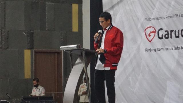 Sandiaga Uno Mengapresiasi Pelatnas Esports SEA Games 2021