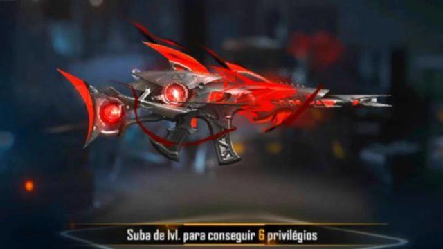 Skin Sultan?! Berikut Preview Skin SCAR Megalodon di Free Fire!