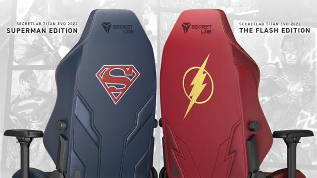 Kursi Secretlab Edisi Superman dan The Flash Resmi Dirilis