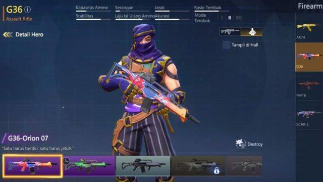 Inilah 5 Senjata yang Paling Tidak Direkomendasikan di Omega Legends, Apa Saja Ya?