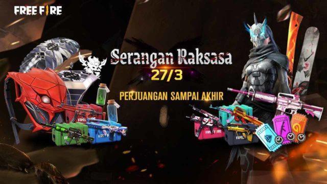 Ikut Event Serangan Raksasa Free Fire x AOT, Bisa Dapat Bundle Gratis! Ini Caranya