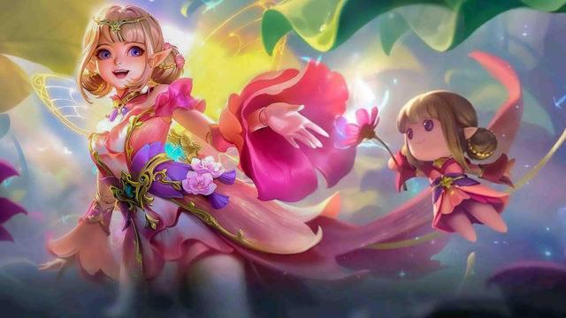 Skin Angela Floral Elf MLBB, Robot Android Menjadi Peri Bunga!