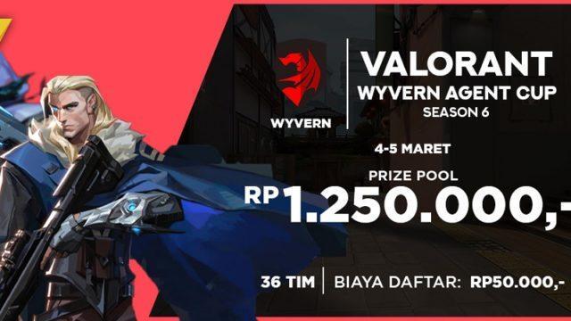 Masuki Season 6­­­­­, Pendaftaran Turney Valorant Wyvern Agent Cup Sudah Dibuka!
