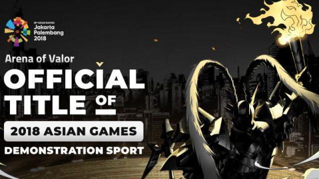 Resmi! Arena of Valor Terpilih Sebagai Game MOBA Mobile untuk Asian Games 2018