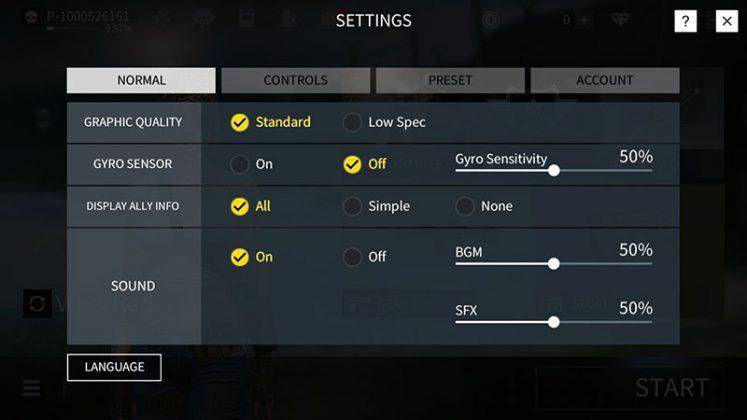 Dapat di setting di grafik low.