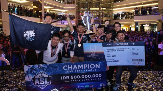 EVOS Tergabung di Grup Neraka AWC 2018!