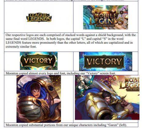 Kesamaan logo dan iklan LoL vs. Mobile Legends