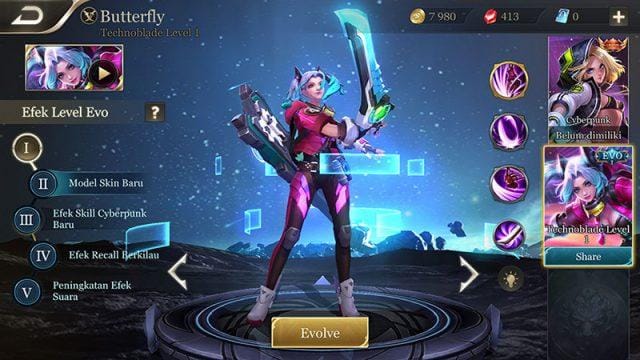 Mantap Jiwa! Skin Evo Technoblade Butterfly Bisa Berevolusi Jadi Makin Keren!