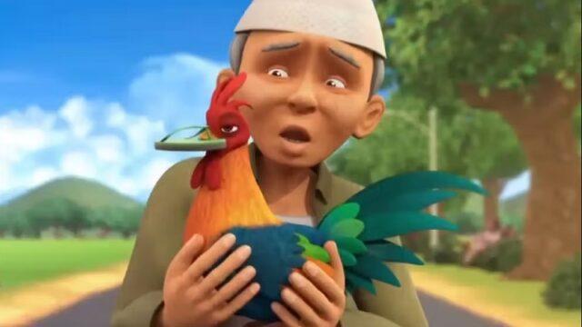 7 Fakta Rembo Upin Ipin, Ayam Ikonik Tok Dalang