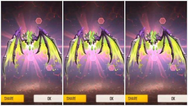 Flame Draco Backpack Free Fire, Backpack Artifact Pertama di Free Fire!