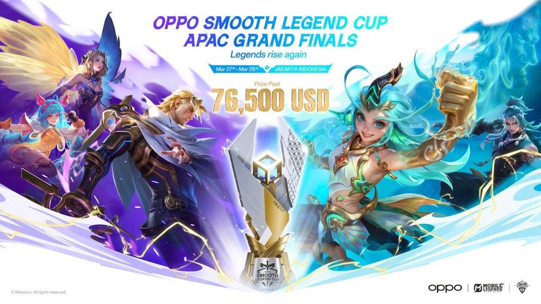 Grand Finals MLBB x OPPO Smooth Legend Cup APAC Diadakan di Jakarta