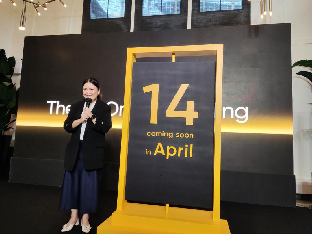 realme 14 akan segera hadir pada 14 April