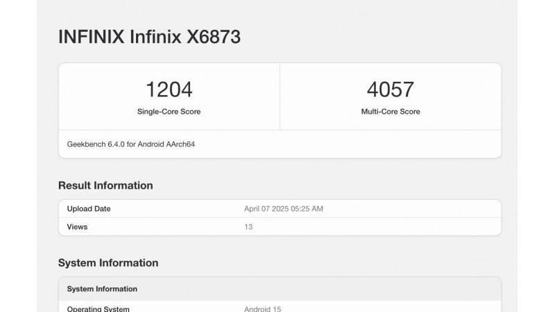 benchmark gt 30 pro - geekbench
