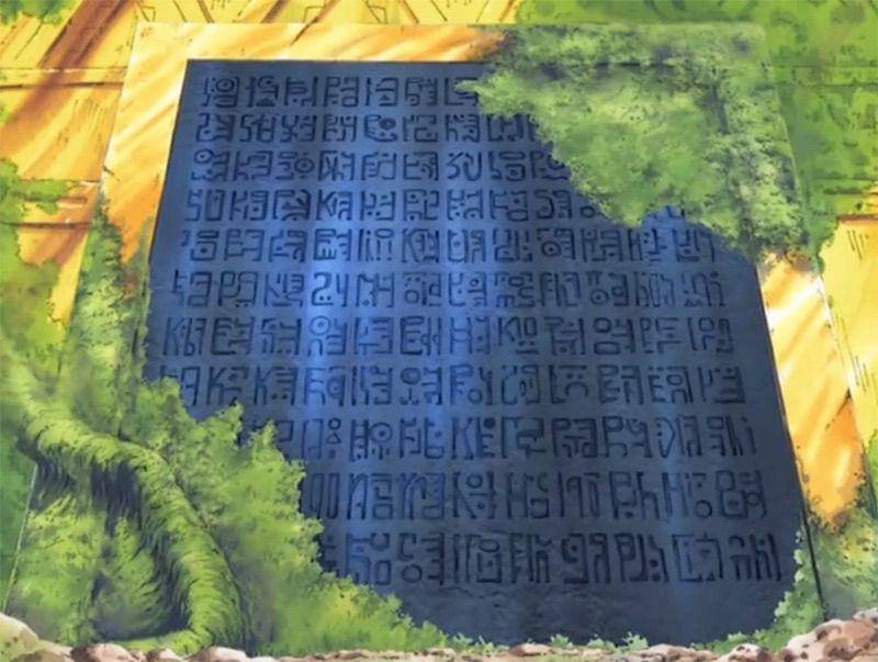 Poneglyph di Skypiea (dok. Toei Animation/One Piece)