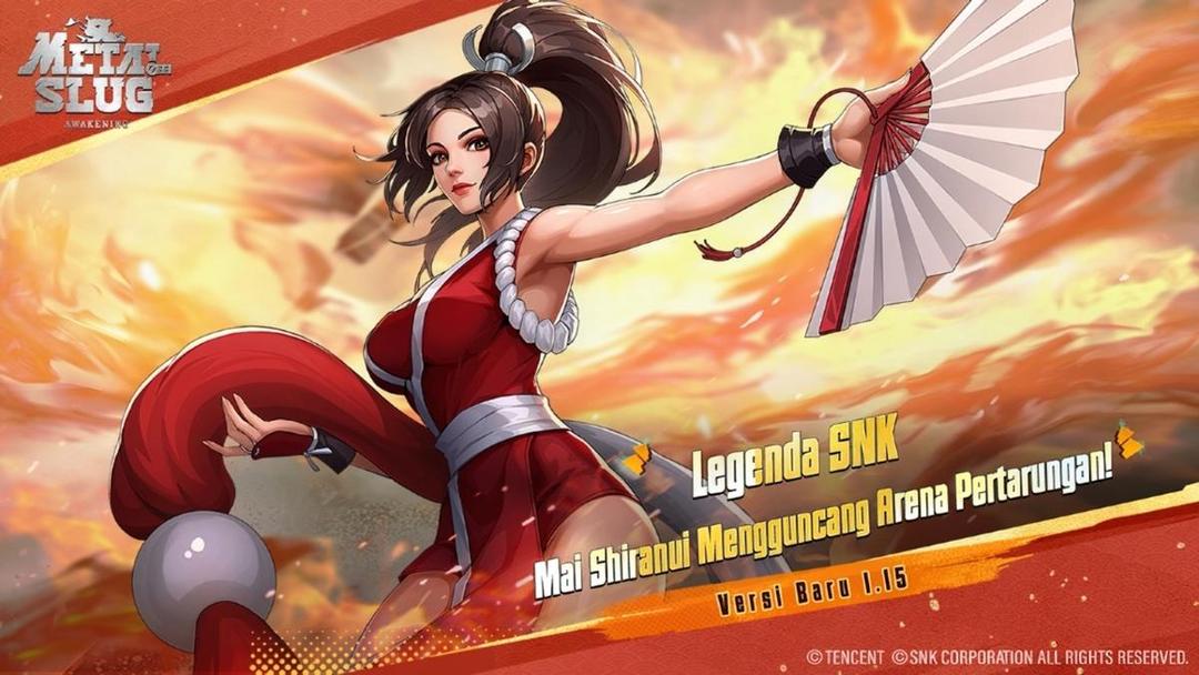 Update Metal Slug: Awakening Versi 1.15 Hadirkan Mai Shiranui!