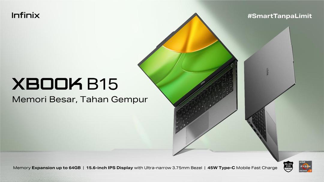 Seri Laptop Terbaru Infinix XBOOK B15 Siap Meluncur 23 April 2025